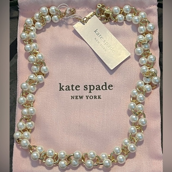 Kate Spade Authentic New York White Multi Nouveau Pearls Necklace - Picture 11 of 13